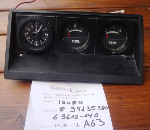 Isuzu trooper uhr - trooper, benzinuhr
